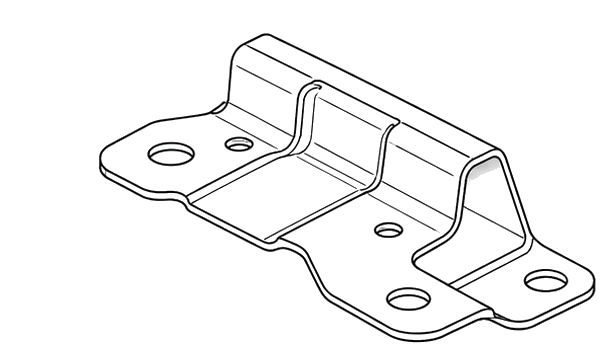 Aftermarket kit bracket component preview